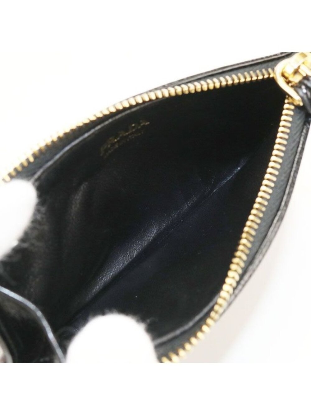 ★SOLD★ Prada Fragment Case Card Coin Calf - Picture 3 of 6